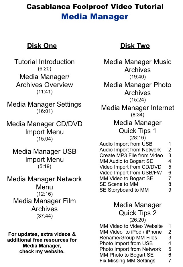 Foolproof Volume 3 TOC